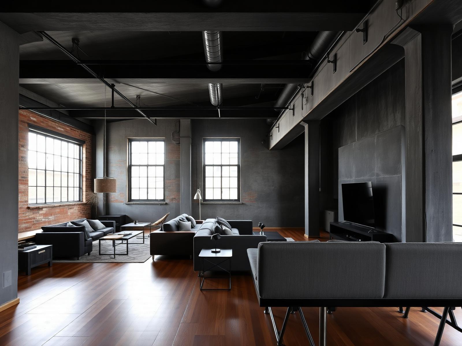 Modern renovated industrial interior by JC Builds